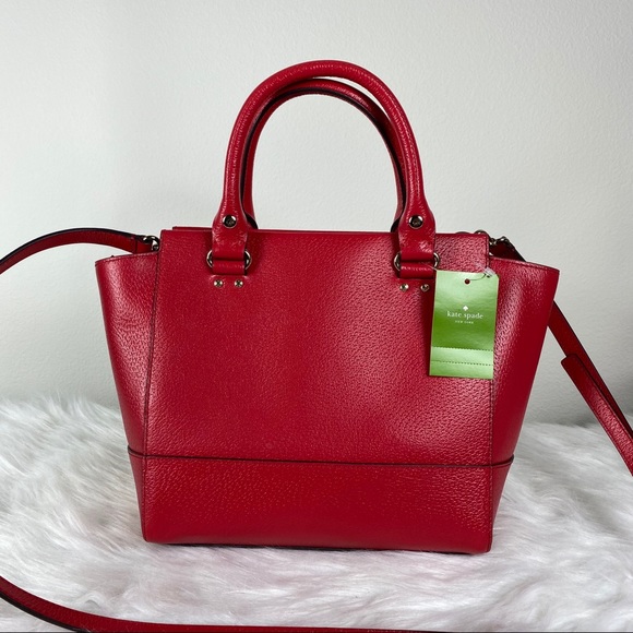 Kate Spade RED Small Camryn Wellesley Satchel - Picture 4 of 7